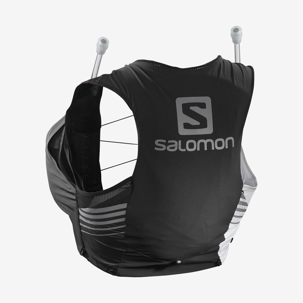 Mochila Trail Running Salomon Mujer Negras / Blancas - Salomon Argentina SENSE 5 SET WOMEN LTD EDITI